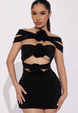 Black Dress Fashion Nova