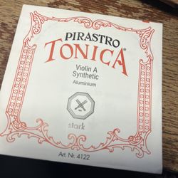 Pirastro Tonica 4/4 Violin A String New 