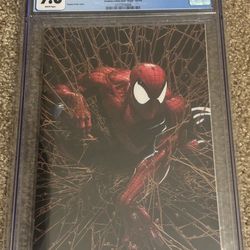 Spider-Man #1 CGC 9.8 Facsimile Clayton Crain Gold Virgin COA # 270/800 comic