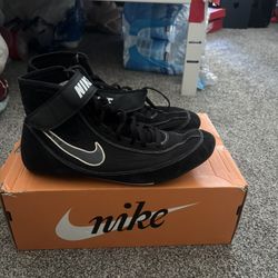Black Nike Wrestling Shoes Size 11.5 