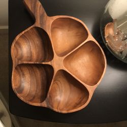 Vintage Monkey Pod  Wood Tray