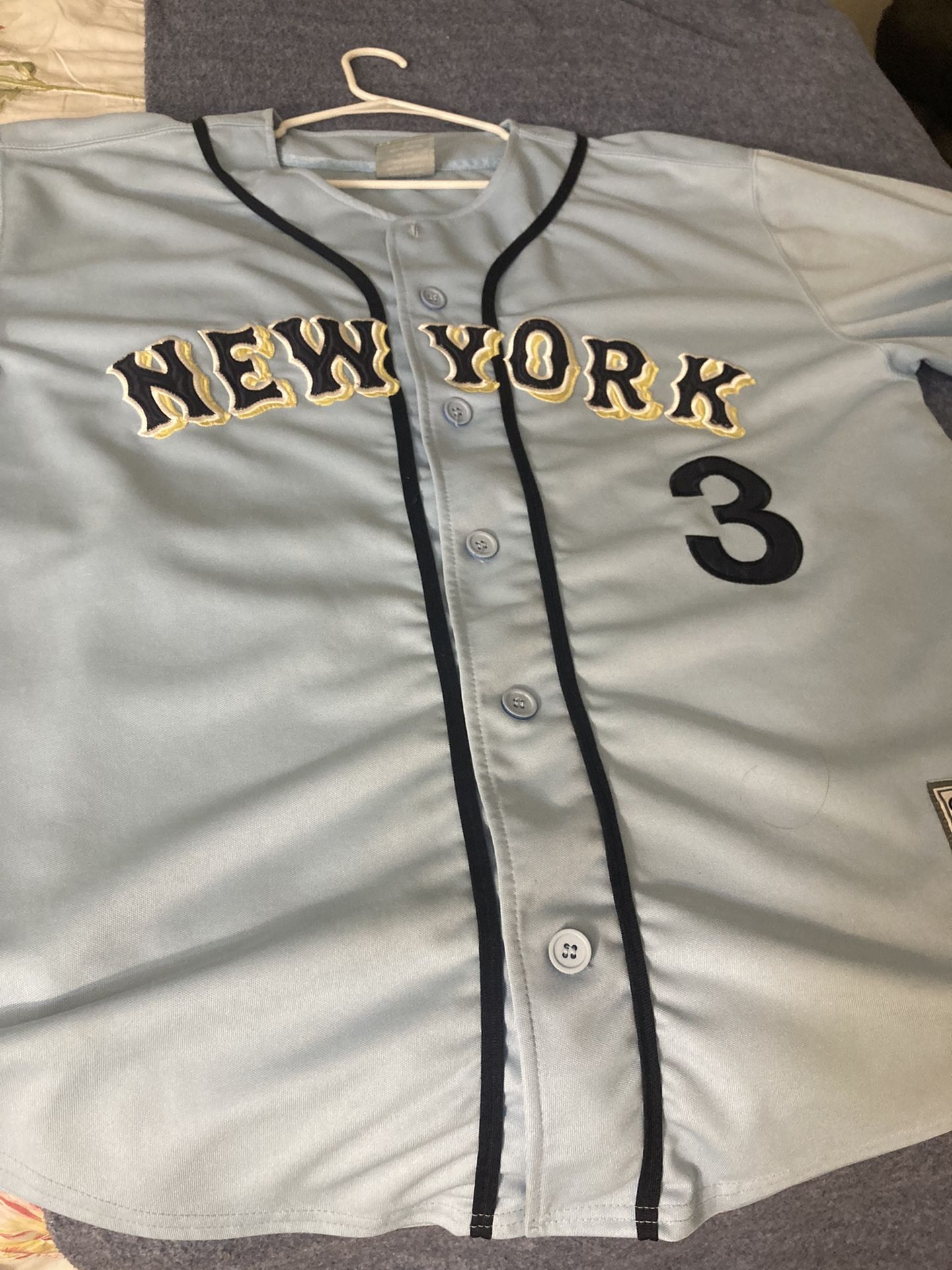 New York #3 Baseball Jersey