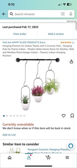 Hanging planters (flower Pots)