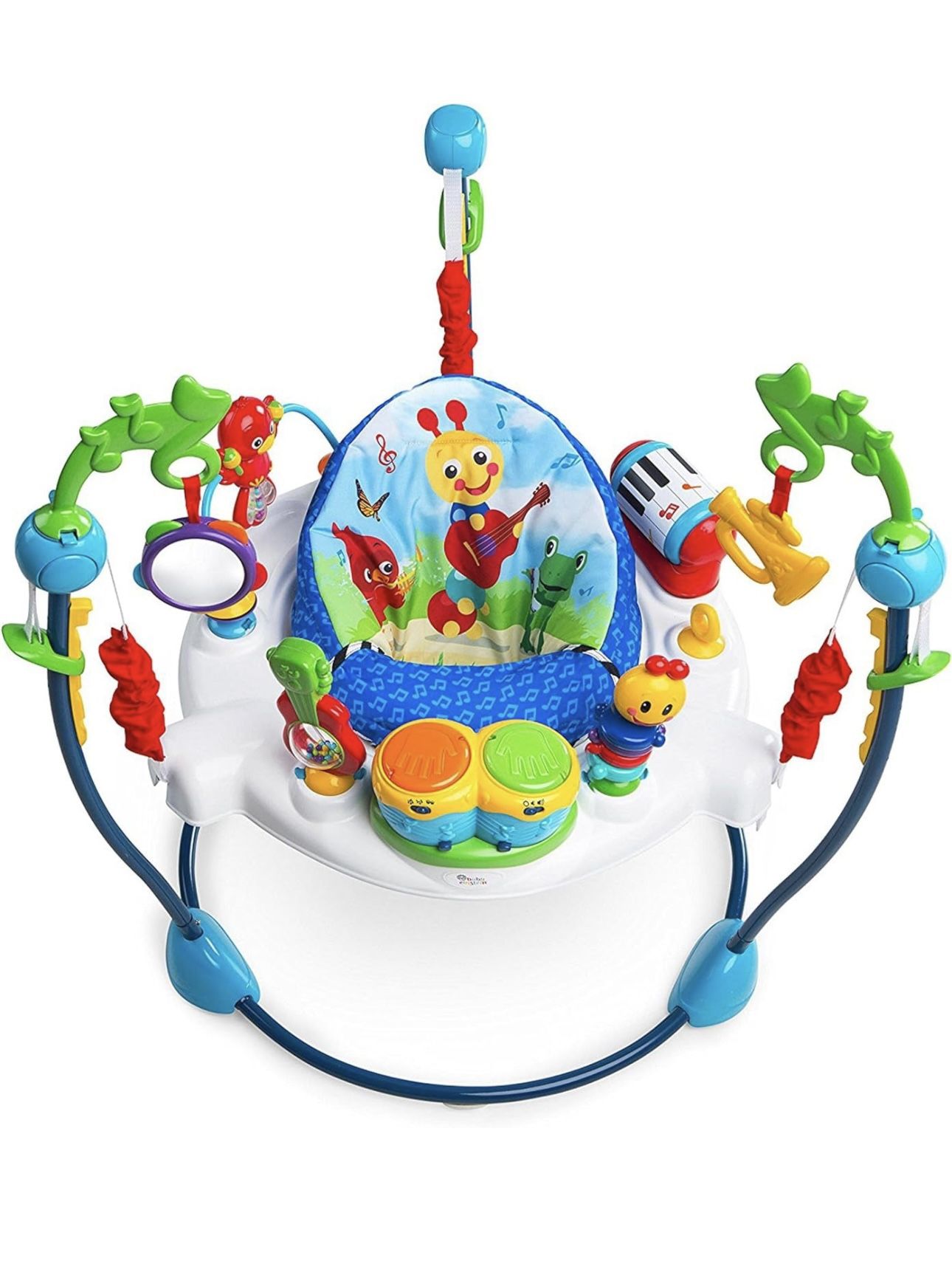 Baby Einstein Barrio Sinfónico Actividad Jumper Animador Infantil con Luces y Melodías, Edad 6 Meses +, Peso máximo 25 libras, Unisex