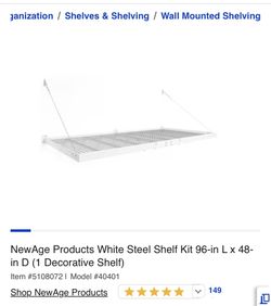 New Age Products Garage Shelving