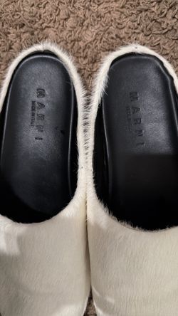 White marni slides