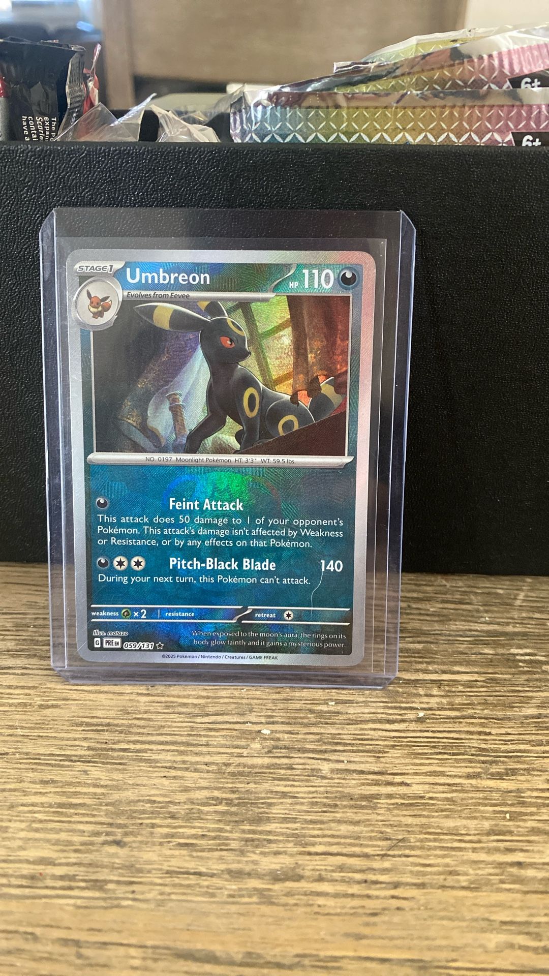 Pokemon 2025 Umbreon Master Ball Reverse Holo