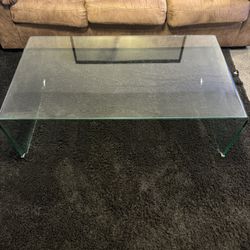 GLASS COFFEE TABLE - 48 Inches 