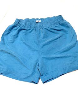 COOFANDY Blue Elastic Waist Shorts