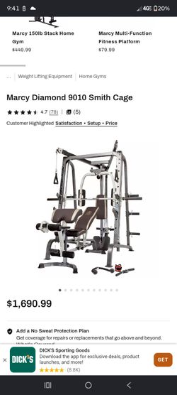 Marcy Diamond 9010 Smith Cage Home Gym