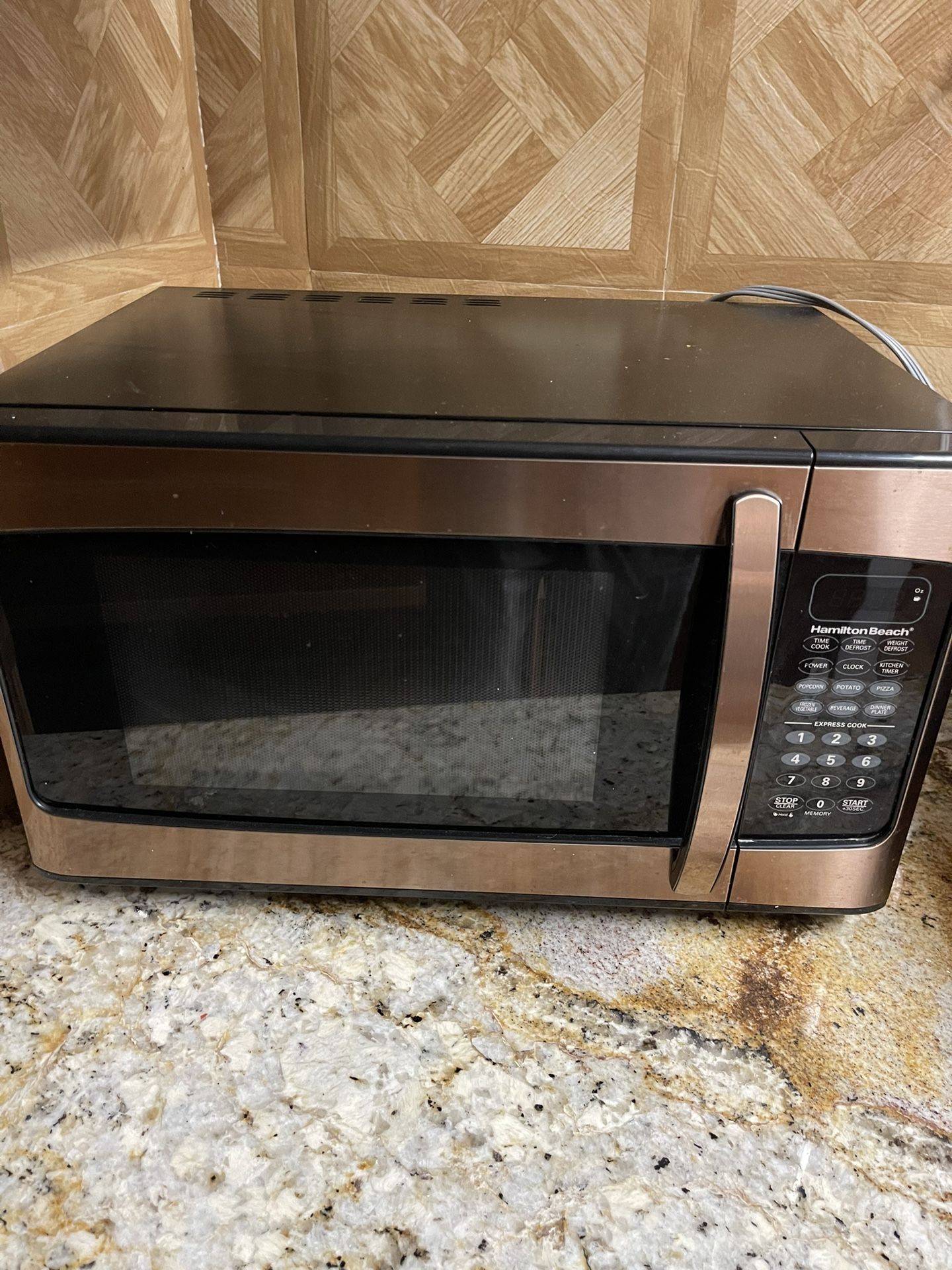 Copper microwave deals hamilton beach