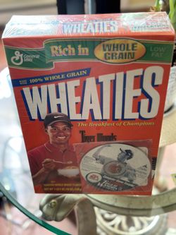 Tiger Woods Wheaties Cereal