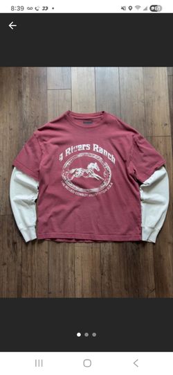 4 Rivers Ranch Rodeo Graphic Double Layer Shirt pacsun