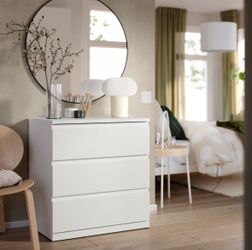 White ikea dresser