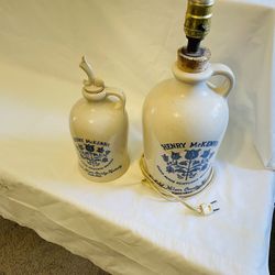 2- Henry McKenna Whiskey Bottles/Jugs