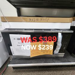 1.8 Cu. Ft. 30 In W Smart Over The Range Microwave Oven With Easy Clean 