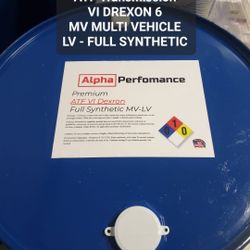 Special Price ATF Transmission VI Drexon MV LV Full Synthetic Drums 55galon High Quality 