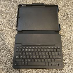 Logitech iPad (7, 8, 9 Generation) Wireless Keyboard Case Slim Folio With Bluetooth Connectivity