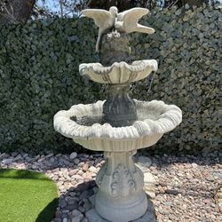 New Fountain Made Out Of Cement Perfect Gift 🎁 