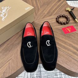 Christian Louboutin Men’s Leather Shoes With Box 2026 New 