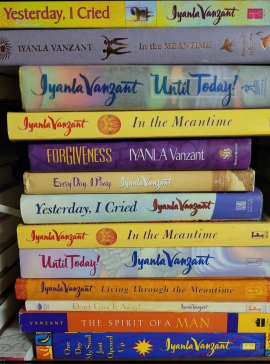 Iyanla Vanzant Books, $7 Each
