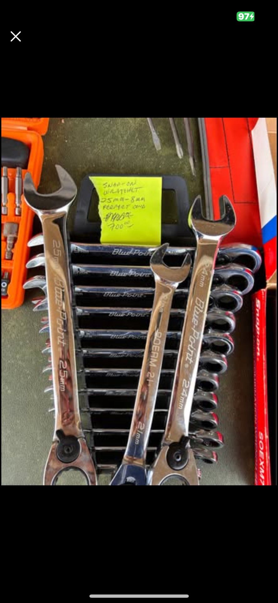SNAP ON RATCHET SET 