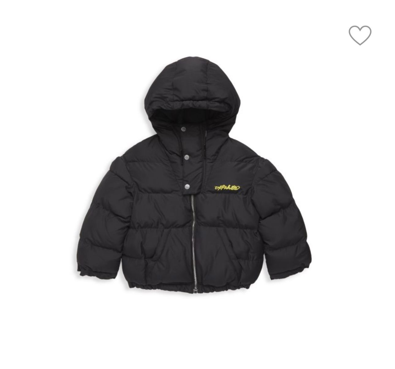 OFF-WHITE Little Boy's & Boy's Script Logo Arrow Puffer