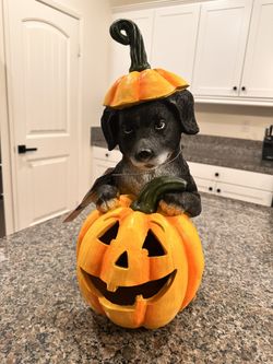 Lab Dog Halloween Decor 