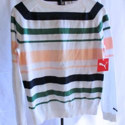 PUMA Vik Ribbon Sweater Women's Size S 