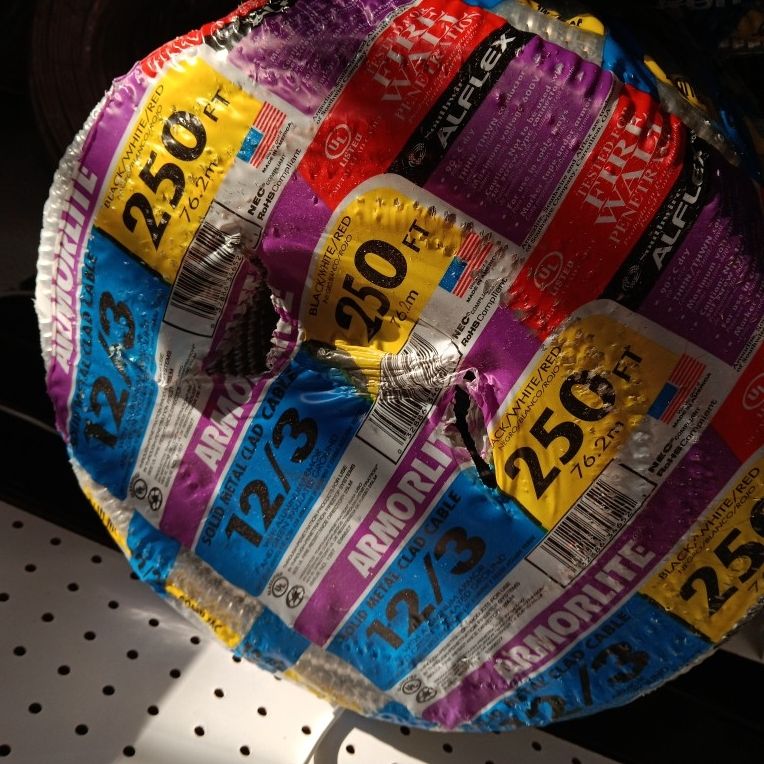 New MC Metal Clad Cable 12/3