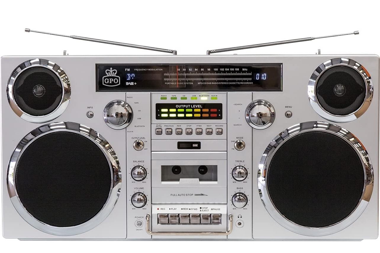 1980 Style Portable Boombox (Updated Version)