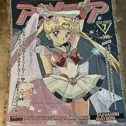 Sailor Moon Anime Woven Tapestry/Blanket/Rug