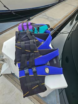 Assorted Life preservers