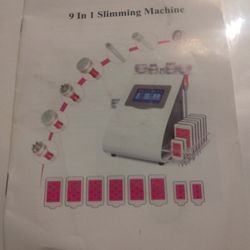 Brand New Fat Blaster 9 In 1 Slimming Machine 919 E Laser Cavitation Machine