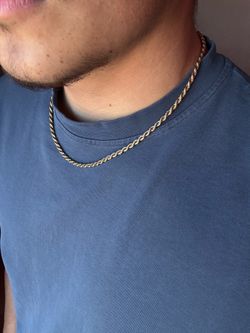Shop GLD Rope Chain in Yellow Gold- 4mm