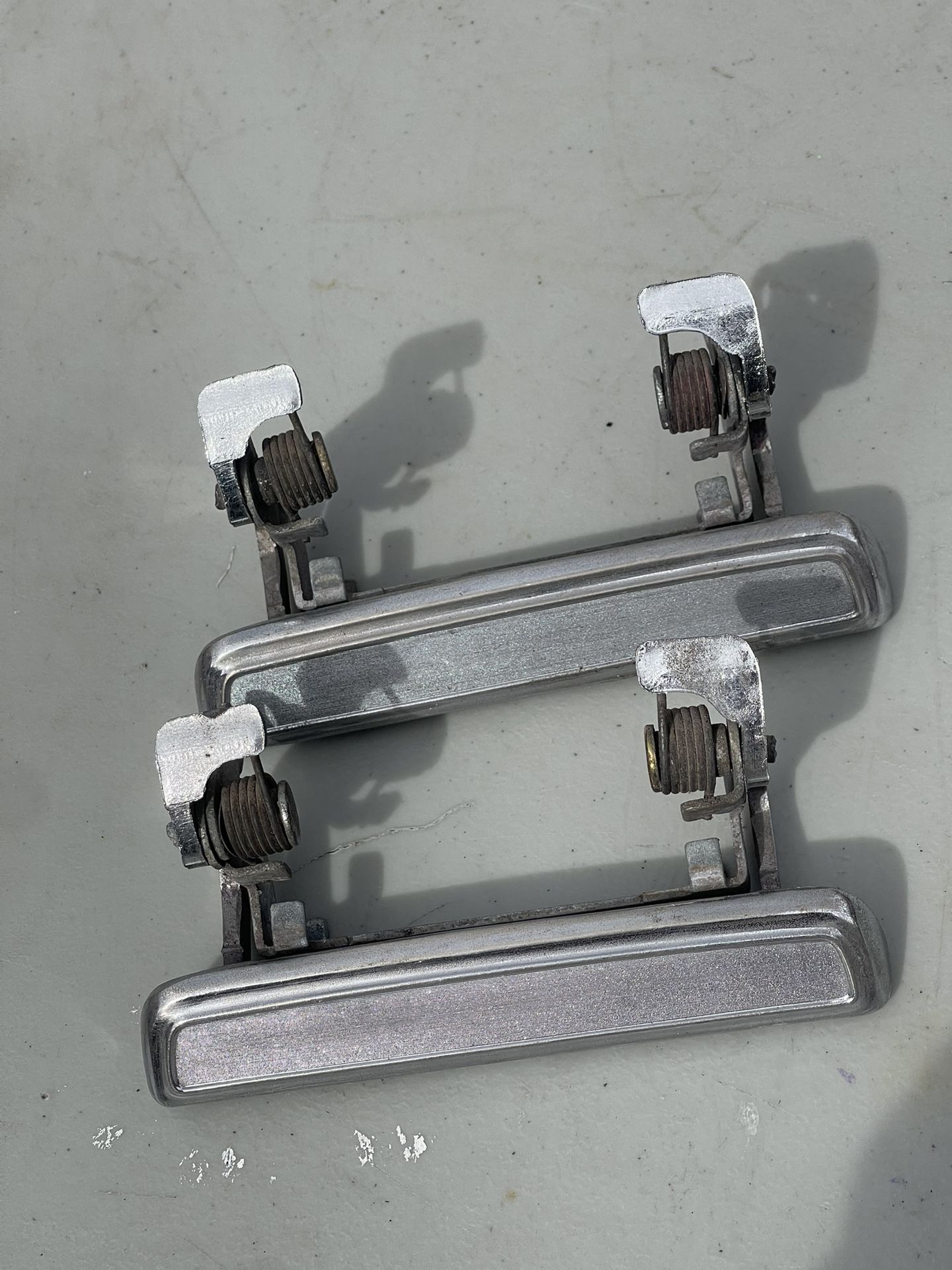 Outside Door Handle Chrome PAIR 1(contact info removed) Mustang II
