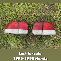 96-98 Honda Civic Sedan 50/50 Taillights 