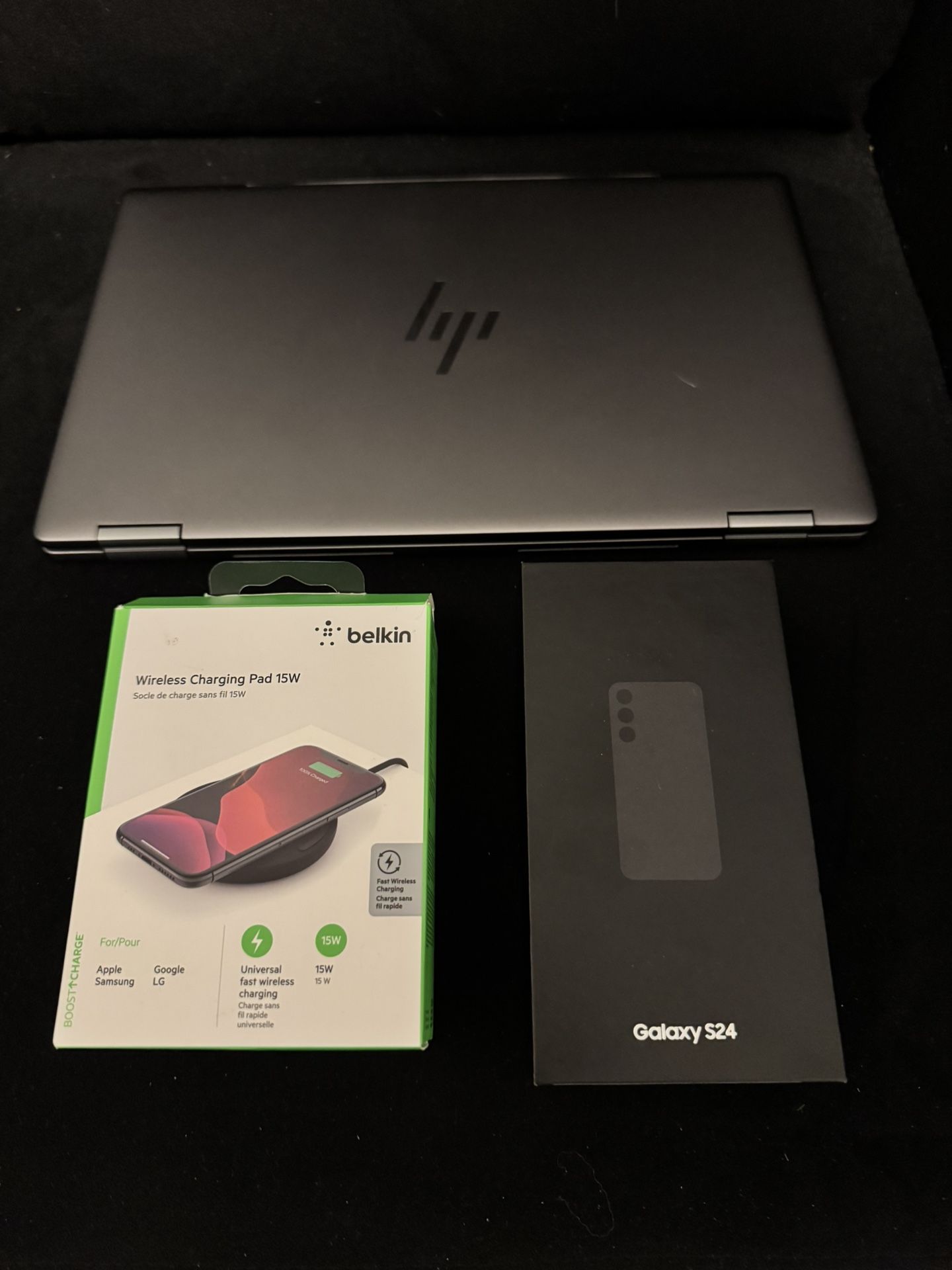 Samsung Galaxy S24 Unlocked 256GB, HP -2-in-1 14" Wide Ultra XGA Touch-Screen Chromebook with Google Al - Intel Core i3 - 8GB Memory - 256GB SSD