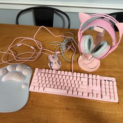 Pink Gaming Set