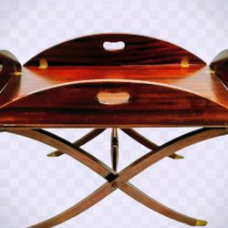 Mid 20th Centery Mahogany Butlers Tray Table