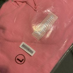 Hot Pink Supreme Hoodie