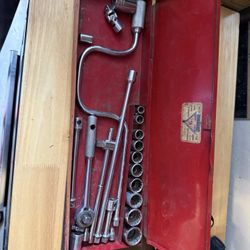 vintage Snap-on 3/8-inch drive socket set