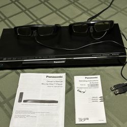 3D Blu-ray Disc Player With, 2- 3D Glasses