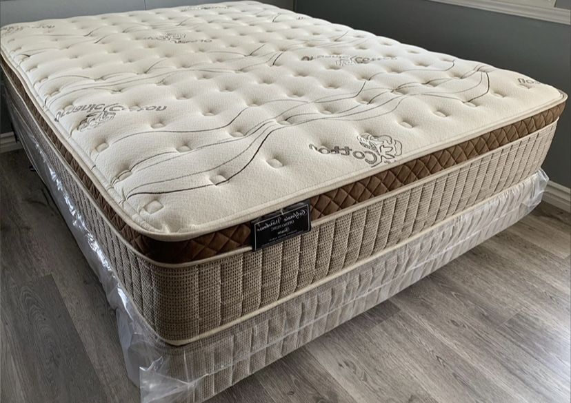 Ck Organic Cloud Edition Europillow Top 12inch Matres!!