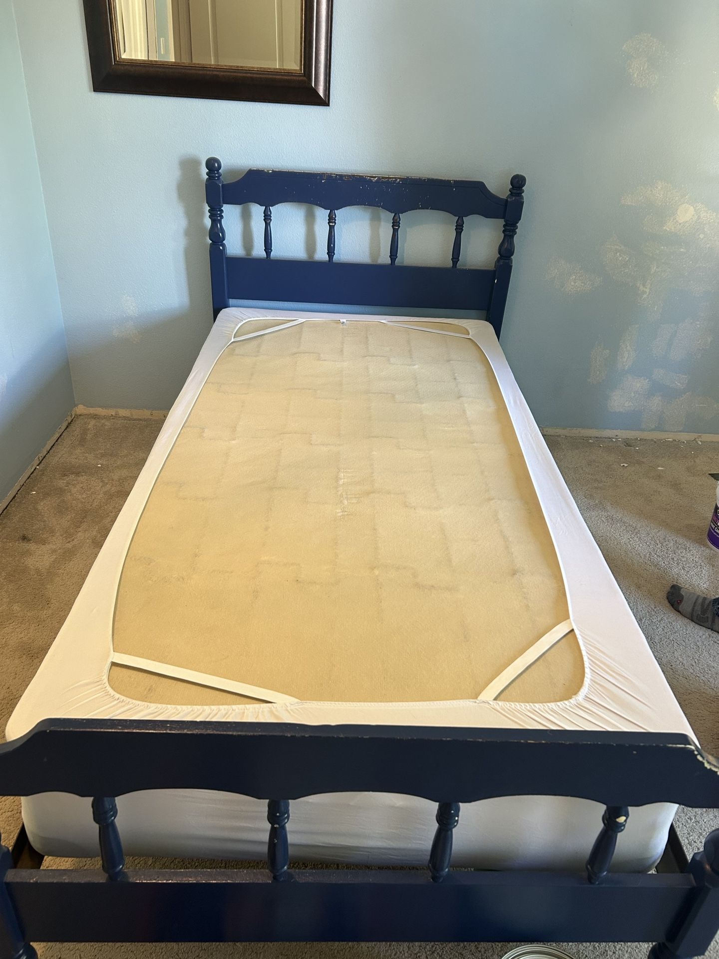 FREE- Twin Box spring & frame, Take one item or both.