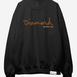 Diamond Supply Co OG Script Crewneck Sweatshirt Brand New DS