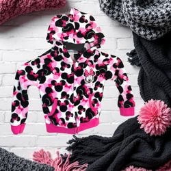 Disney Minnie Mouse Multicolor Hoodie Girls 3T