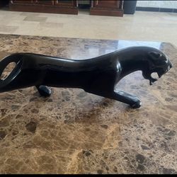 Marble Panther Statue 