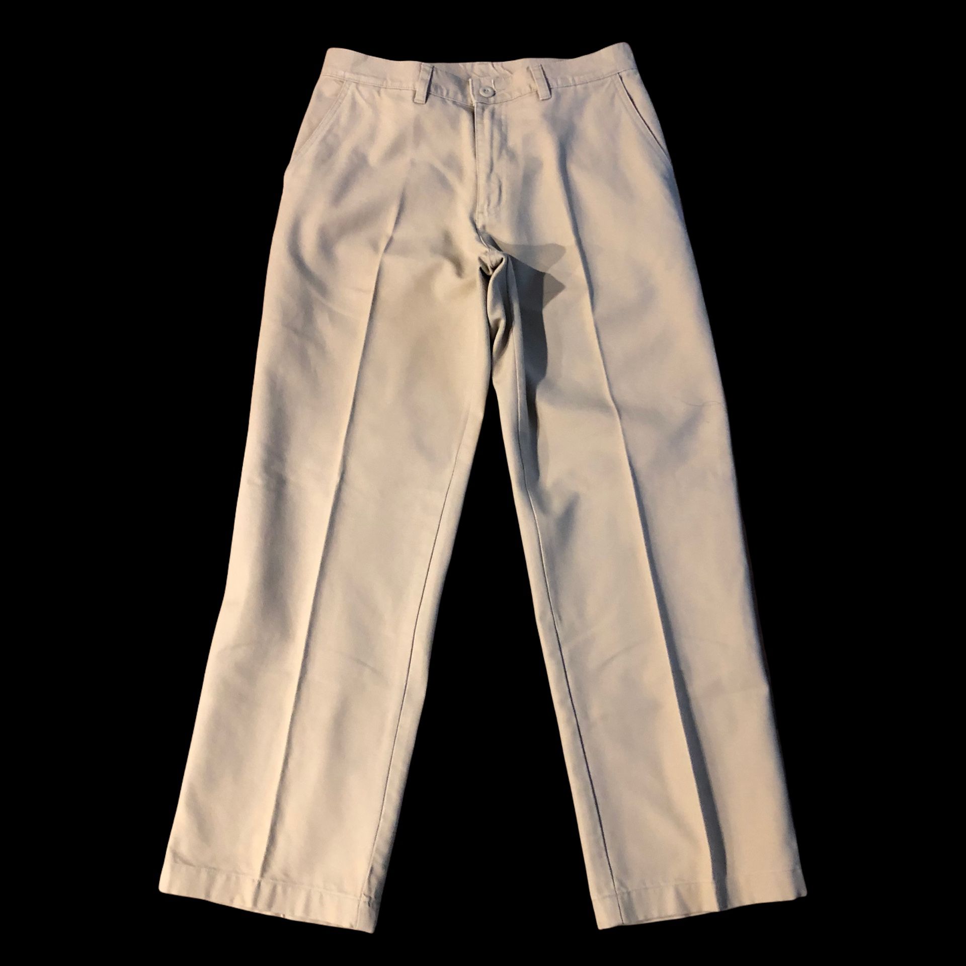 patagonia mens pants 31 beige chino front flat cotton.  . excellent used condition like new