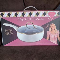 Paris Hilton 3.5 Sauté Pan With Glass Lid